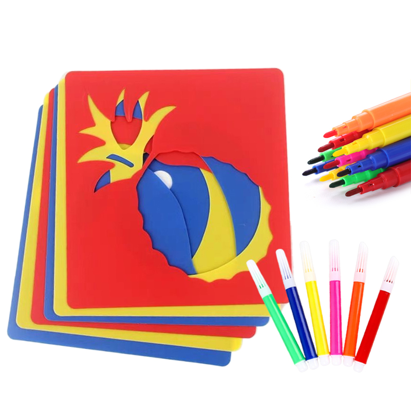 Art Craft Materials - 10/20 szt. Szablony do malowania, szablony