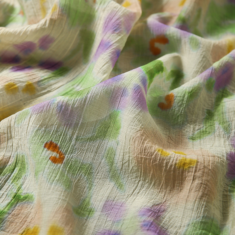 Silk Painting Dye - Lekka, półprzezroczysta, plisowana jedwabna tkanina w