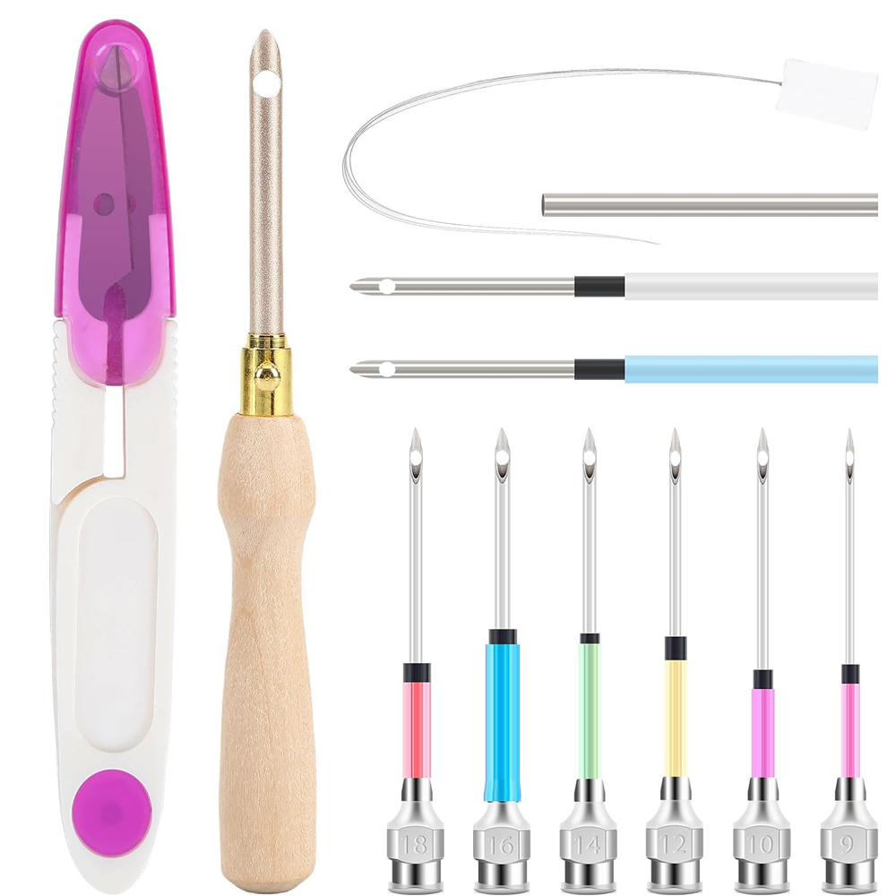 Punch Needle Kit - 13 szt. Zestaw Punch Needle regulowany