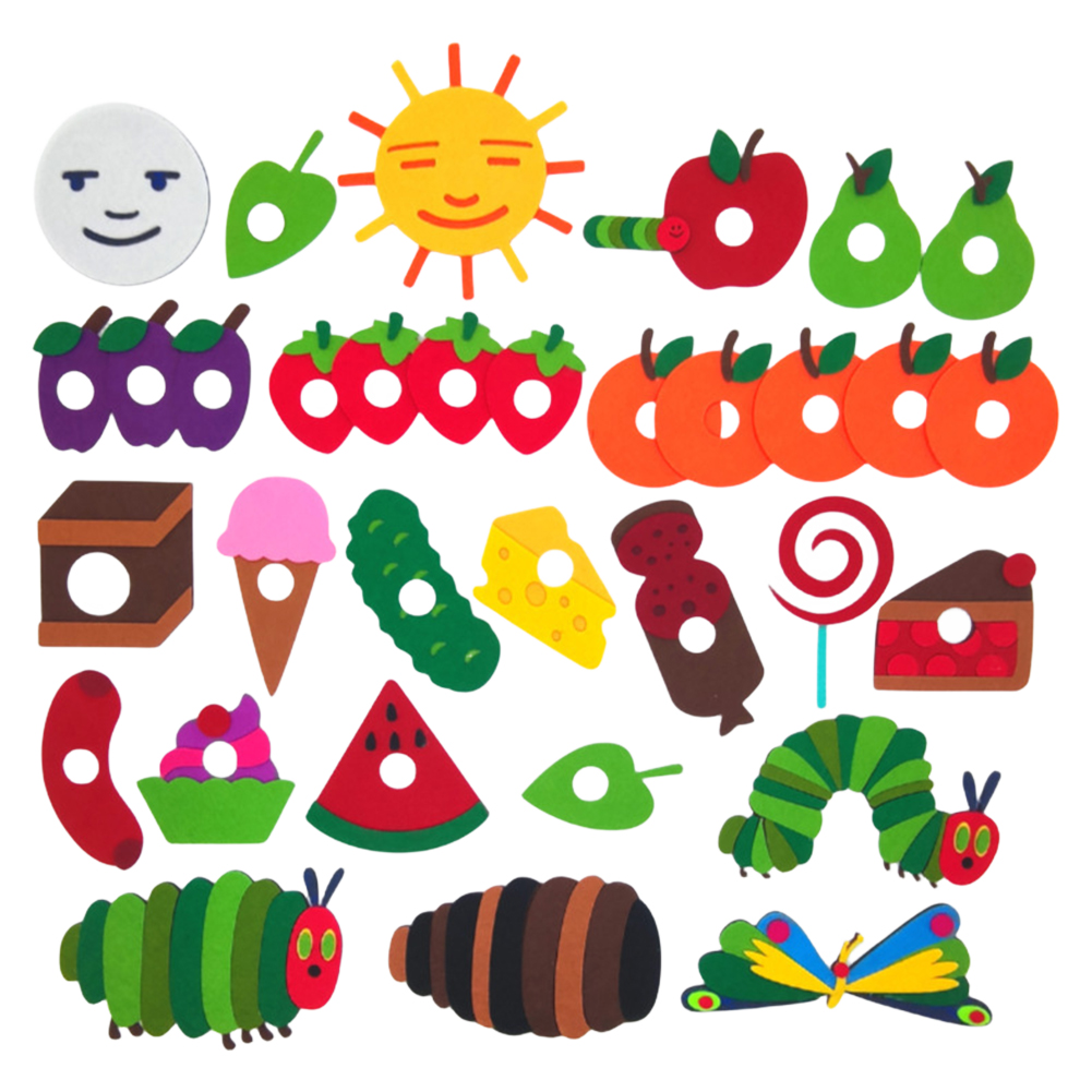 Art Craft For Preschool - Zabawka Głodna Gąsienica, angielskie książeczki obrazkowe,