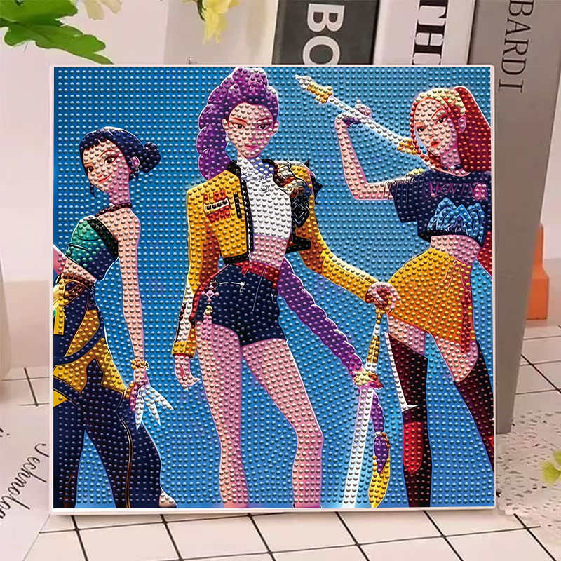 Art Craft Materials - Anime Hunters Gilrs Lumi Mila Zoi