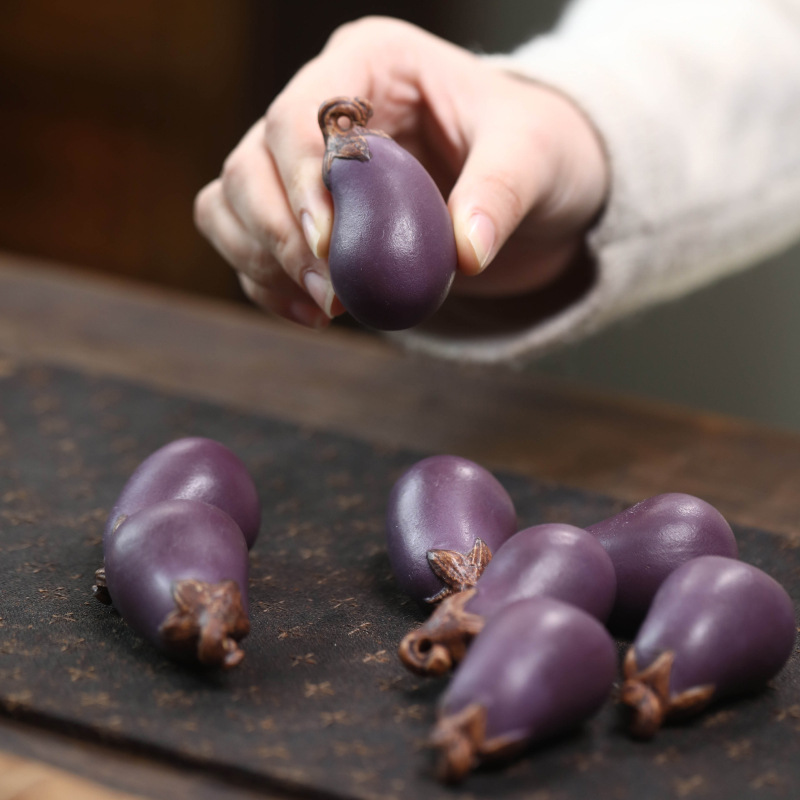 Art And Craft Vegetable - Fioletowy piasek Bakłażan Herbata Zwierzęta Ręcznie