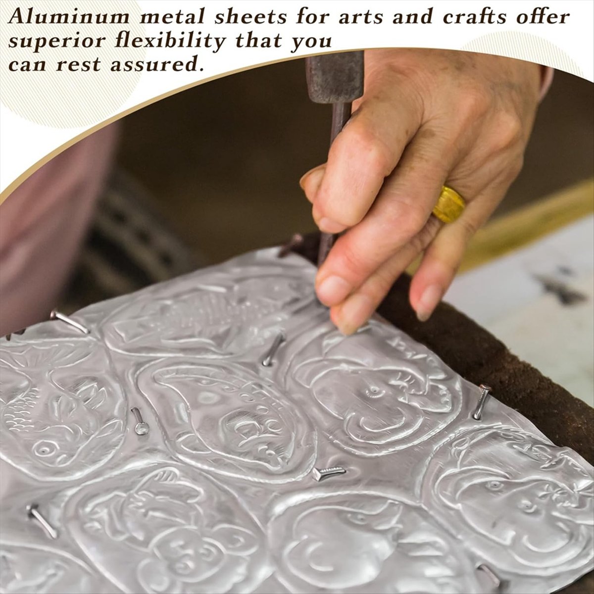 Art X Craft - Nowa Aluminiowa Folia Metalowa DIY Rolka