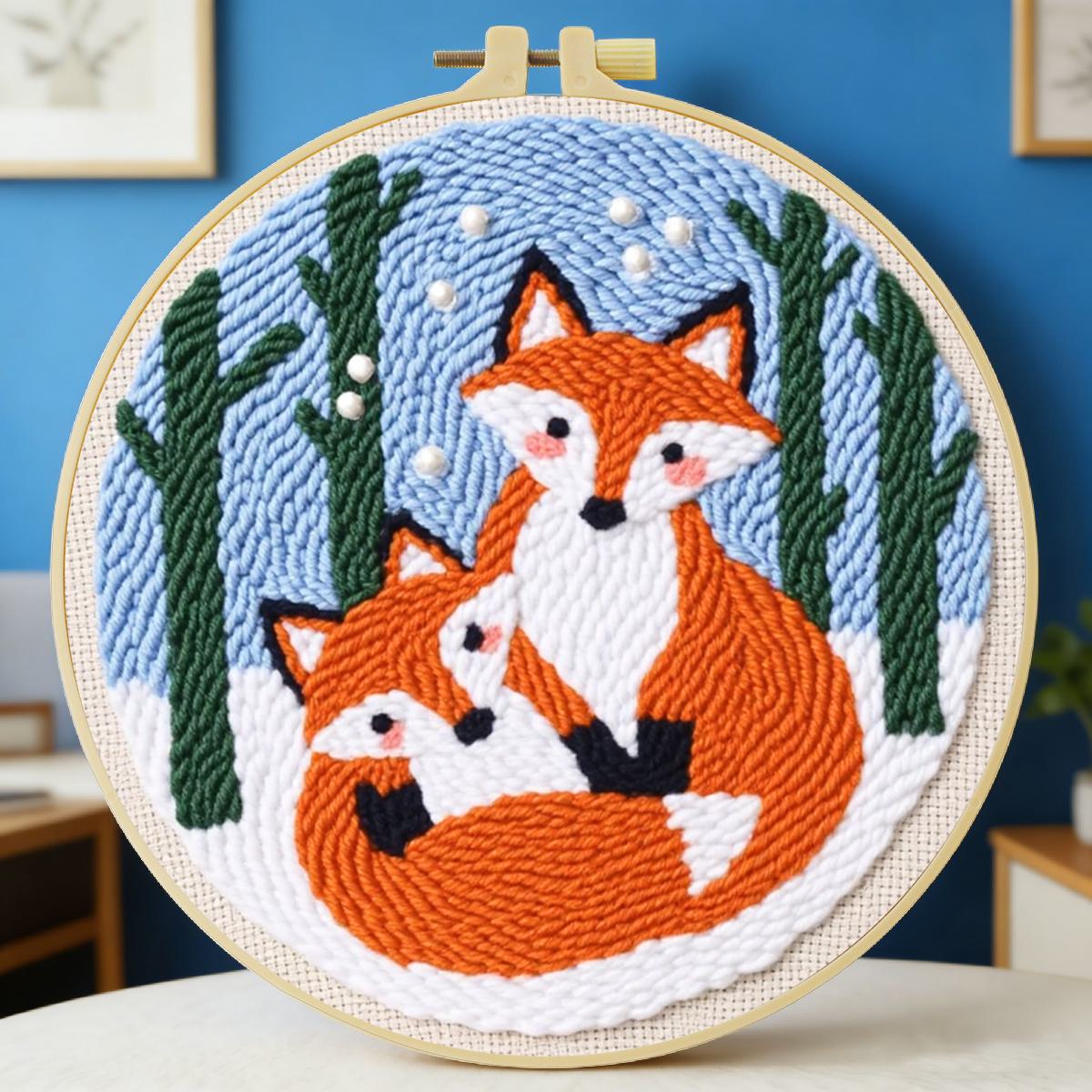 Punch Needle Kit - Zestaw do haftowania punch needle -
