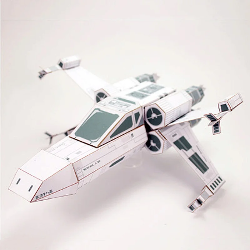 Art X Craft - Model samolotu X-WING z białego papieru,