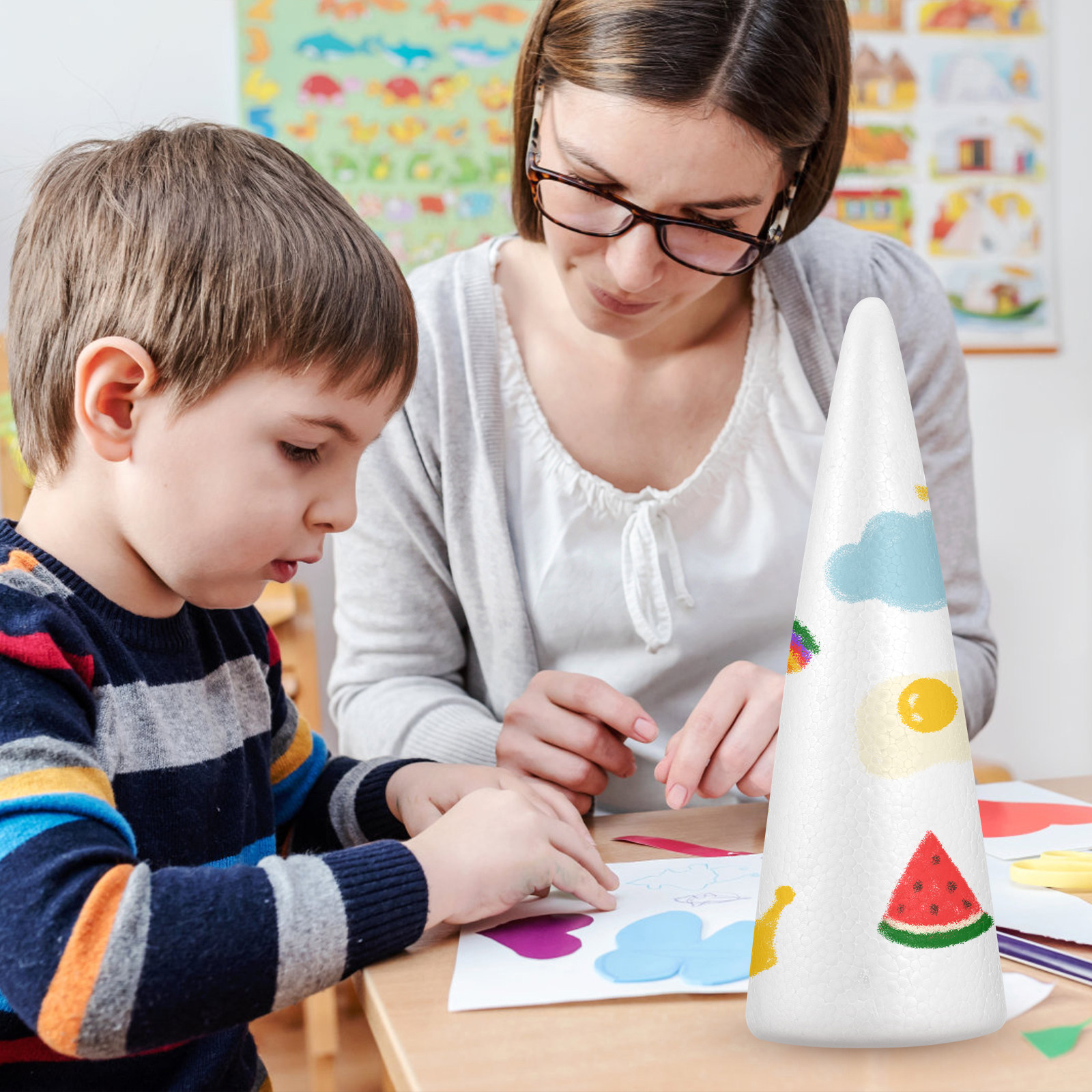 2 szt. Piankowe stożki do ręko – Art Craft For Preschool recenzja i cena
