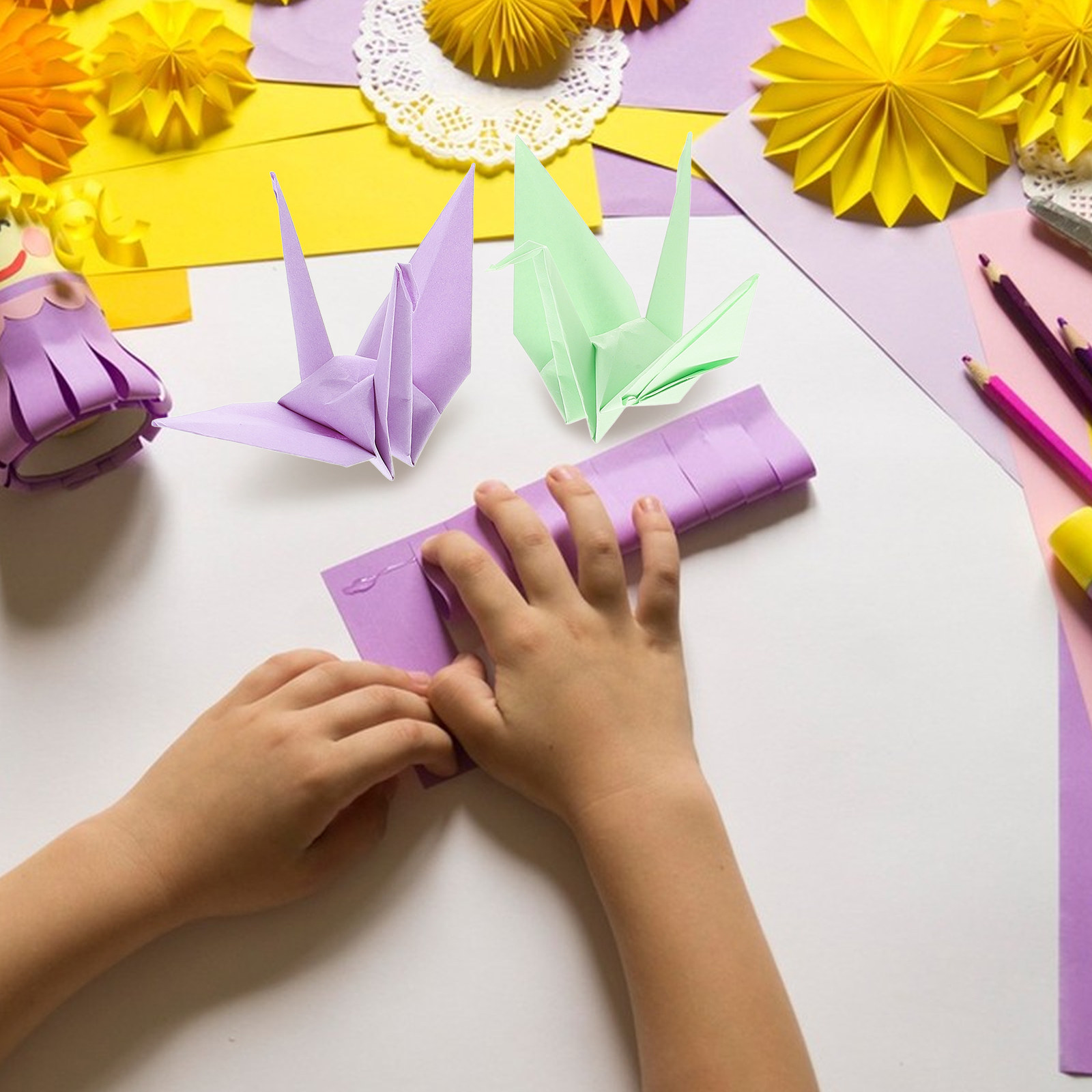 100 sztuk kolorowego papieru b – Art Craft School recenzja i cena