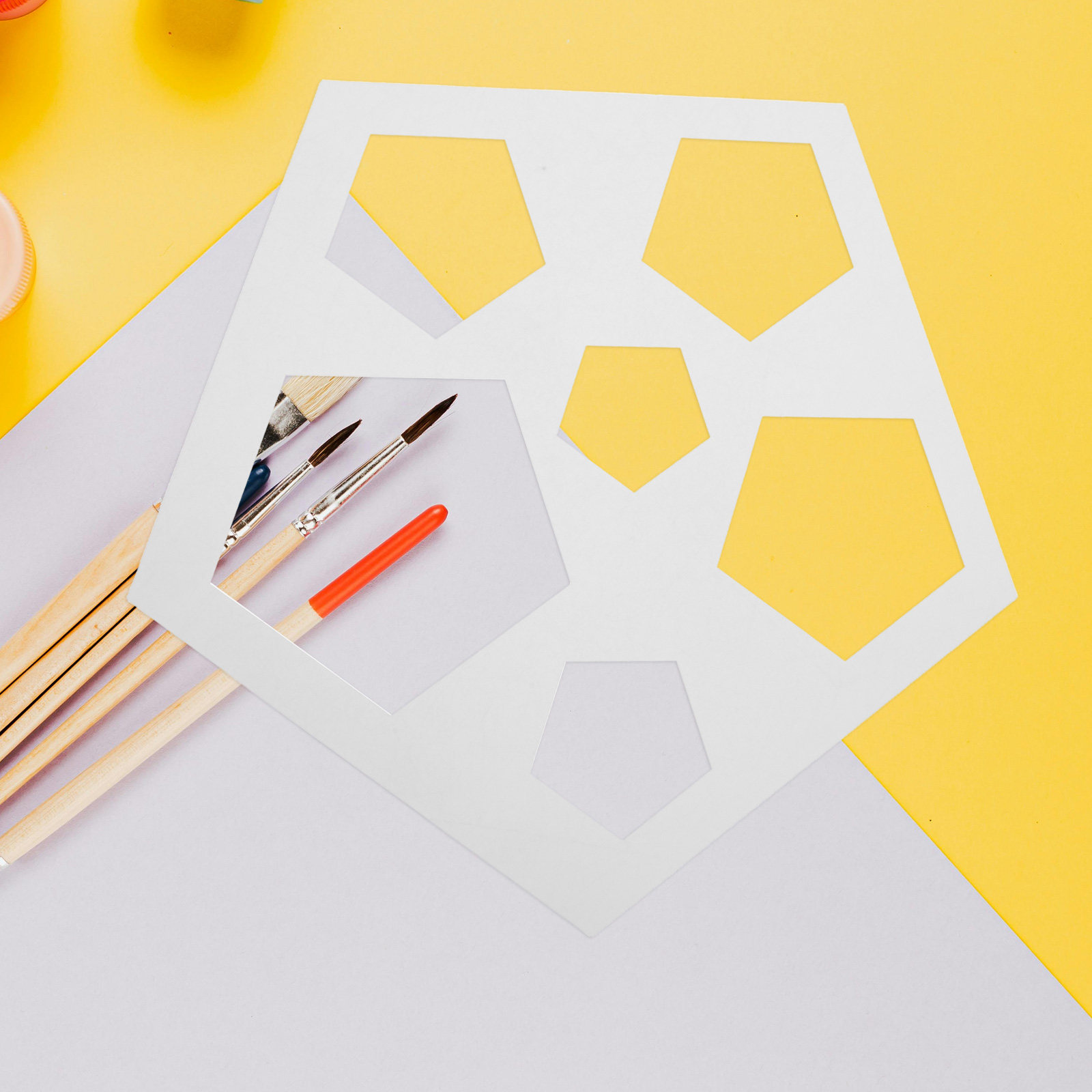12 szt. Geometryczne szablony  – Art Craft For Preschool recenzja i cena