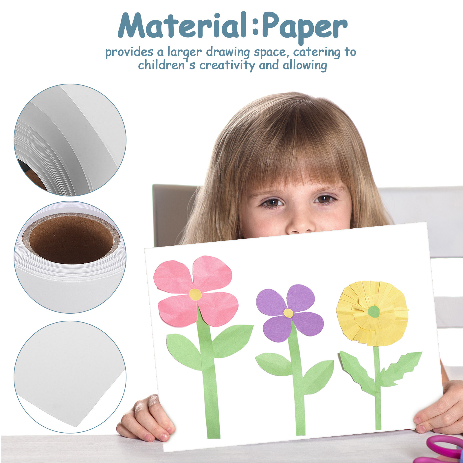 Biała rolka papieru kartonoweg – Art Craft For Preschool recenzja i cena