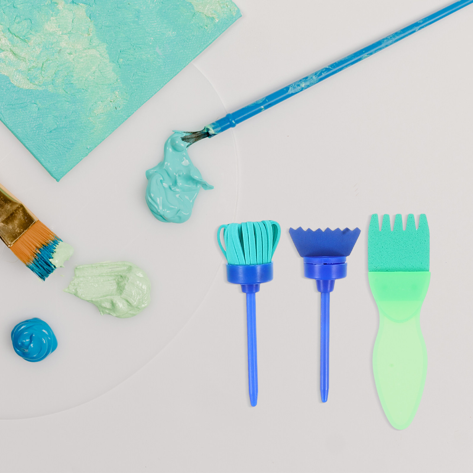 12 szt. Zestaw gąbkowych wałkó – Art Craft For Preschool recenzja i cena