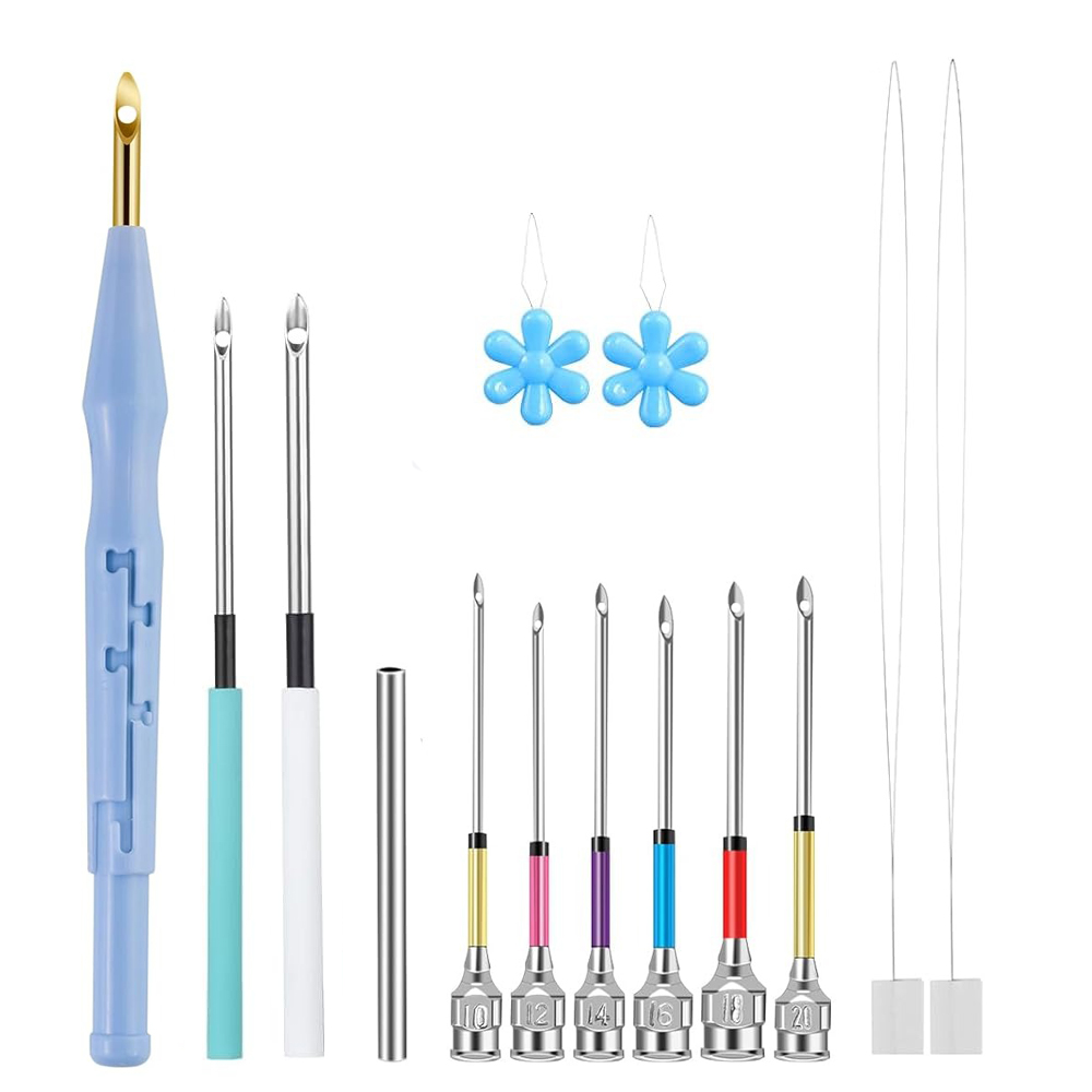 14 szt. Zestaw igieł dziurkują – Punch Needle Kit recenzja i cena