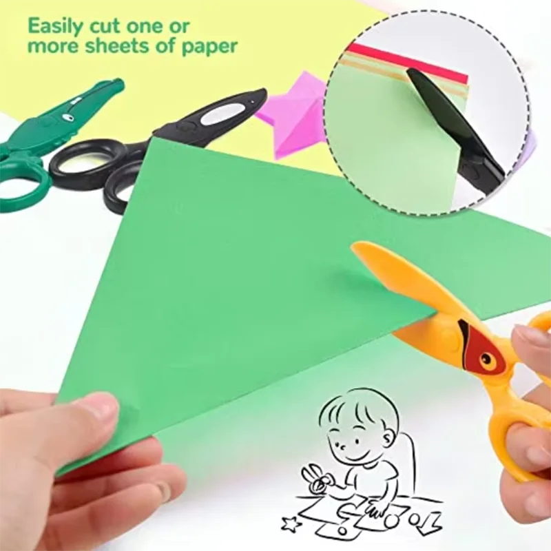 Nożyczki dla dzieci, ręcznie r – Art Craft For Preschool recenzja i cena