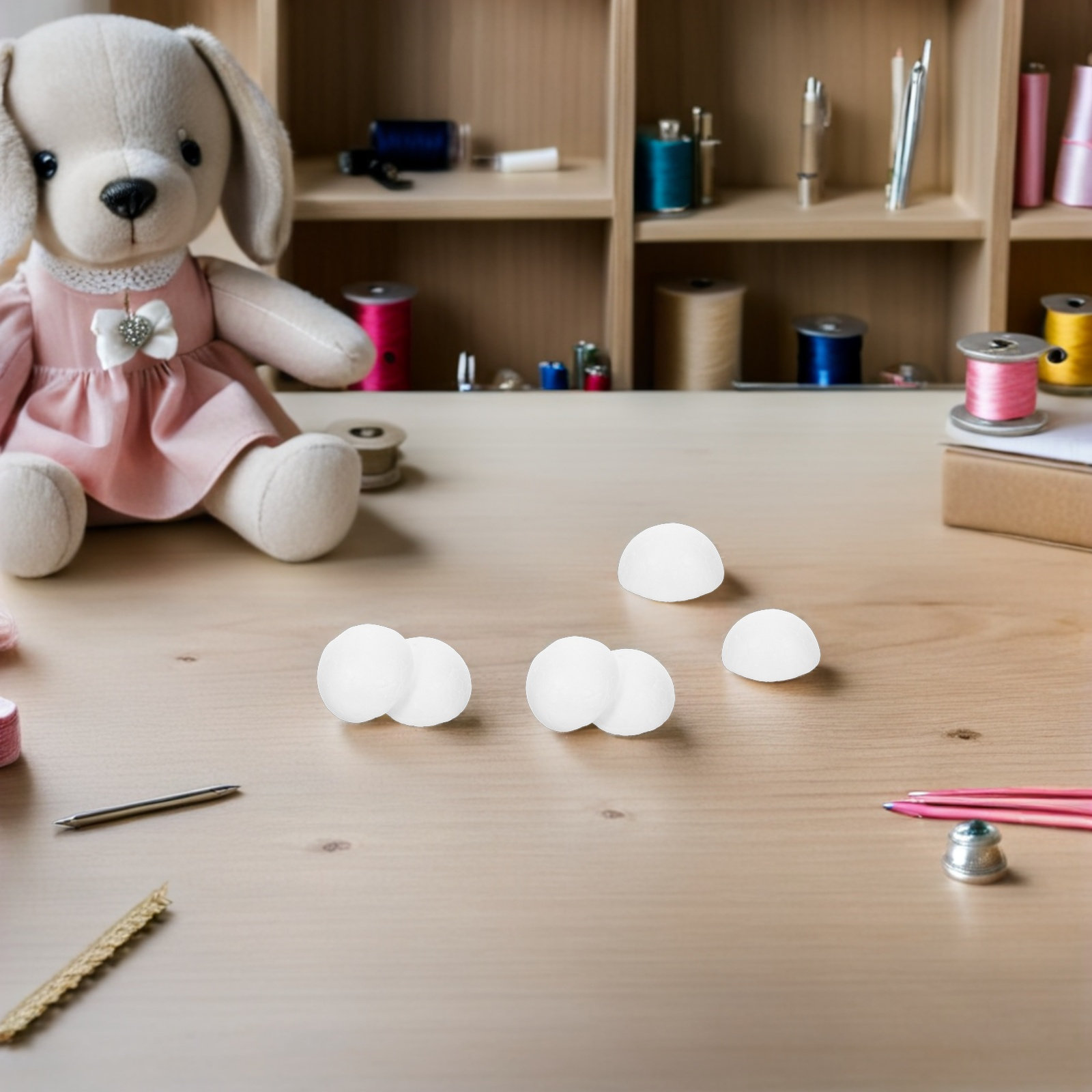 200 szt. Półkule z pianki biał – Art Craft For Preschool recenzja i cena