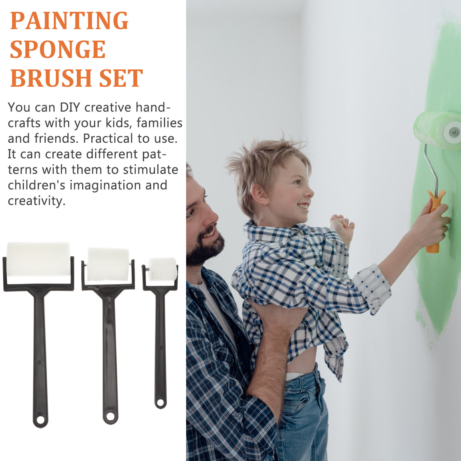 15 szt. Zestaw gąbkowych pędzl – Art Craft For Preschool recenzja i cena