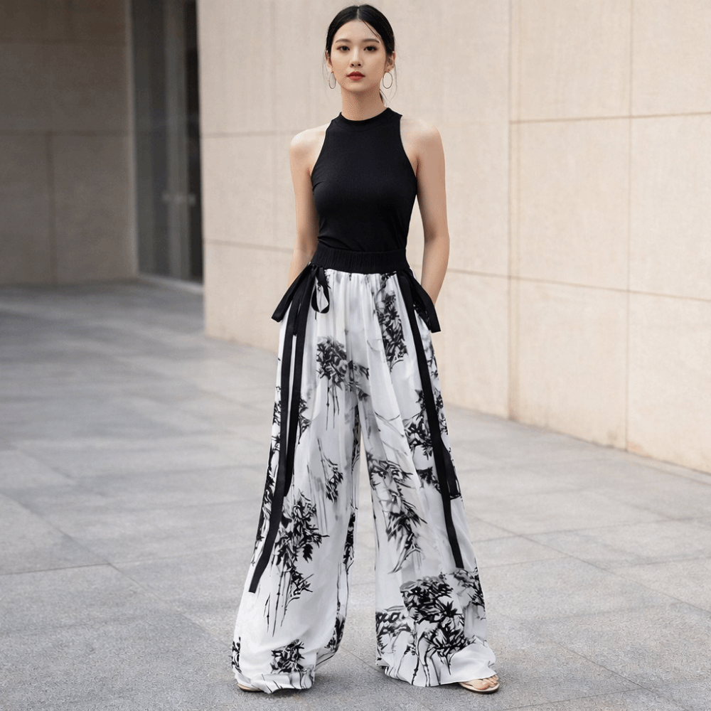 Spodnie w stylu retro z jedwab – Silk Painting Dye recenzja i cena